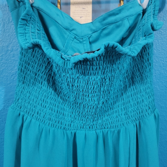 Charlotte Russe Strapless Teal Dress with Studs - Picture 6 of 6